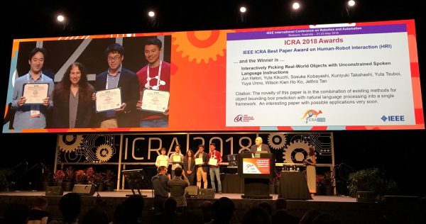 pr20180525_Preferred_Networks_received_the_Best_Paper_Award_on_Human-Robot_Interaction_in_ICRA_2018.